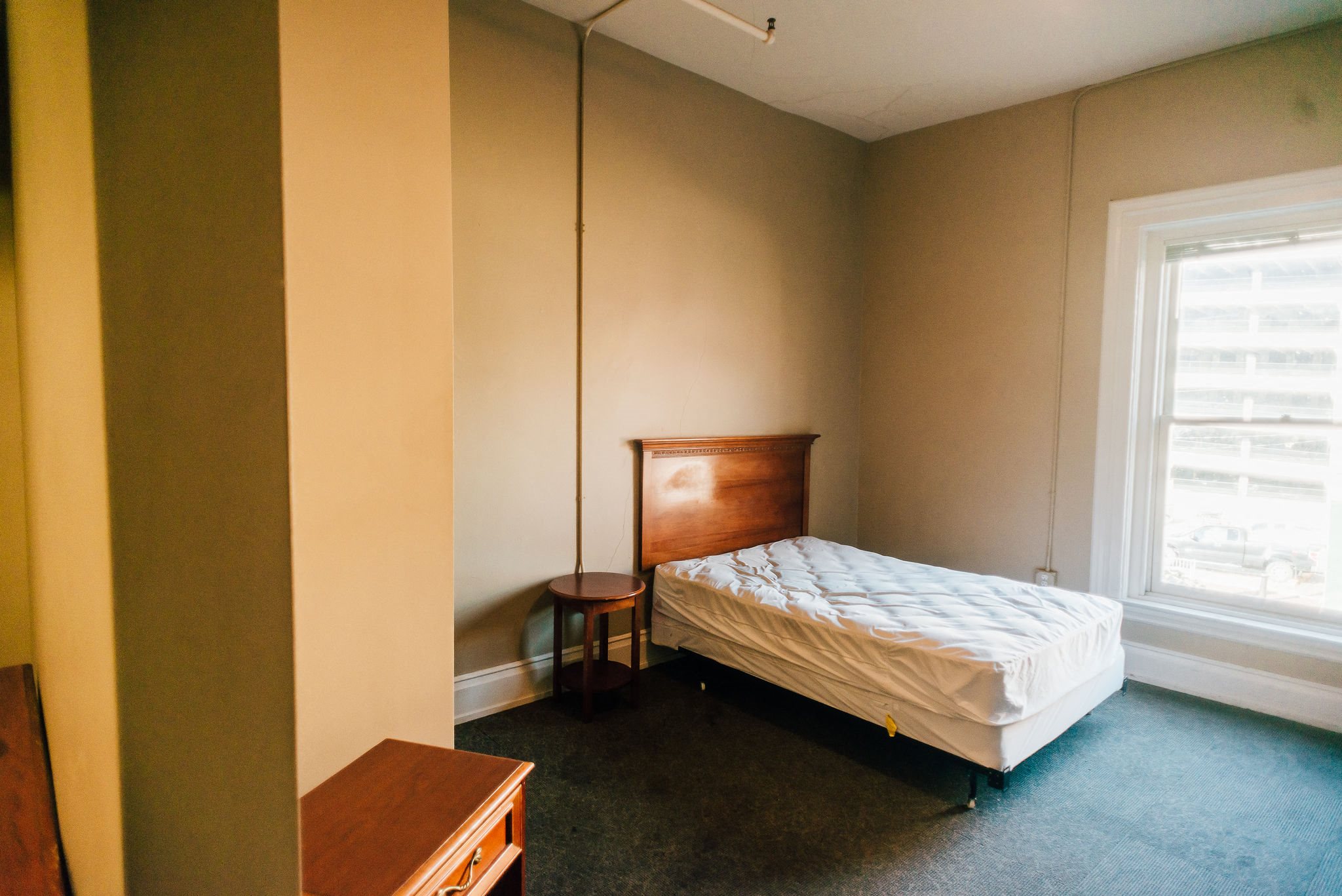 Interior apartment with beige walls