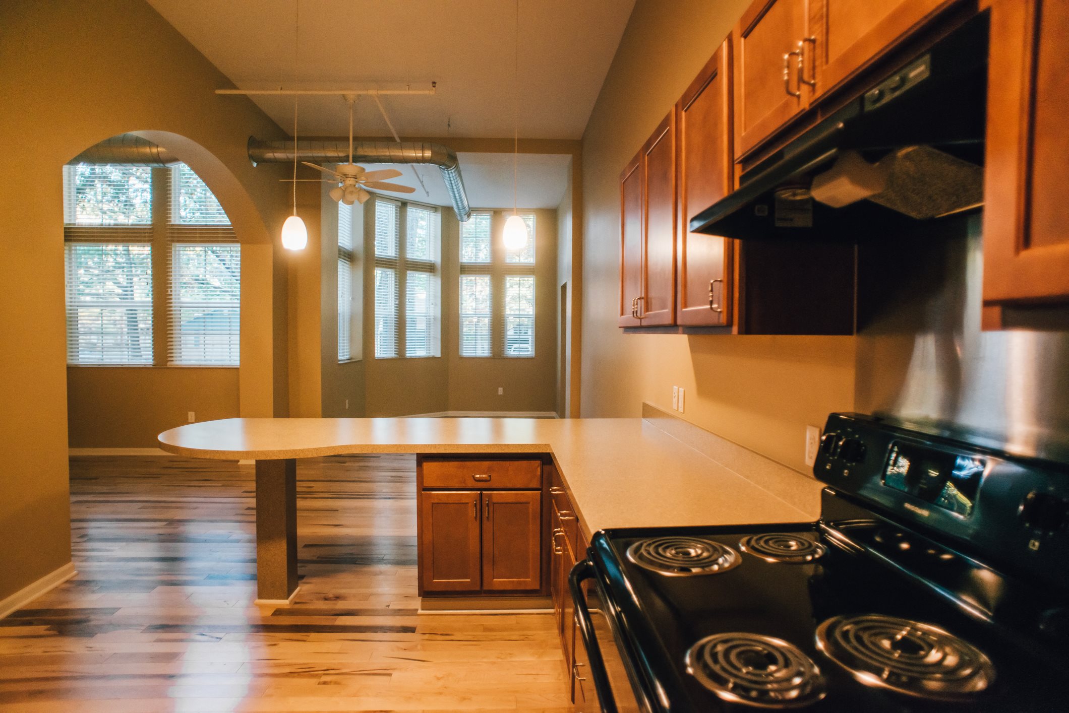 open concept kitchen