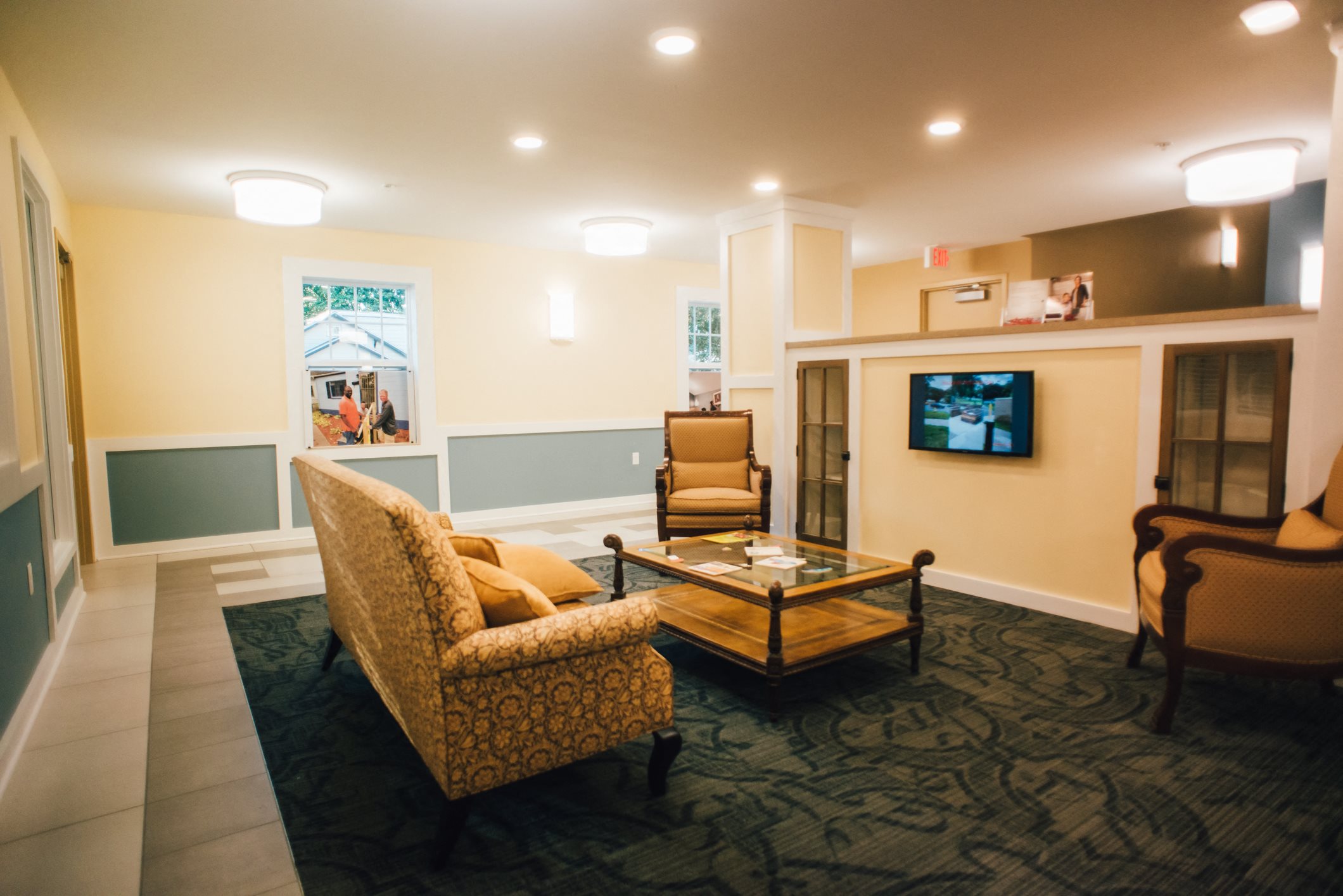 community room seating area