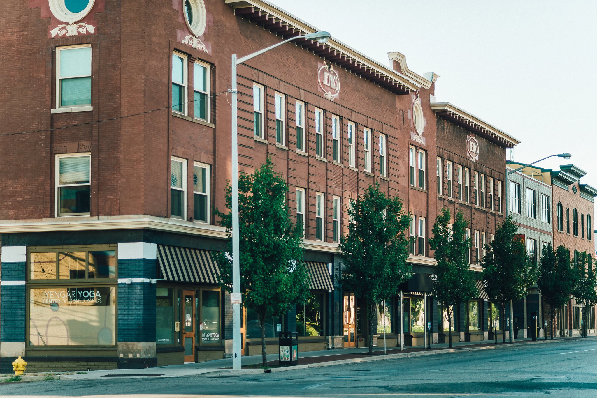 historic brick building downtown