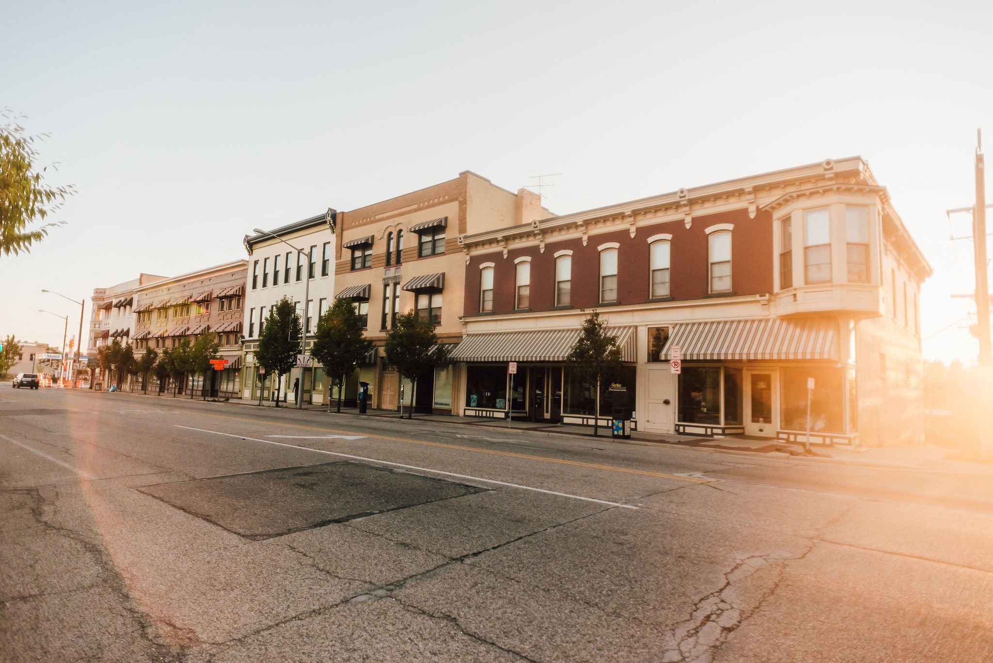 historic downtown buildings
