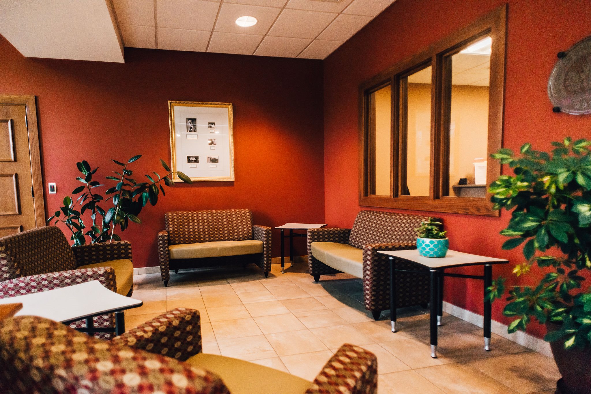 community room seating area