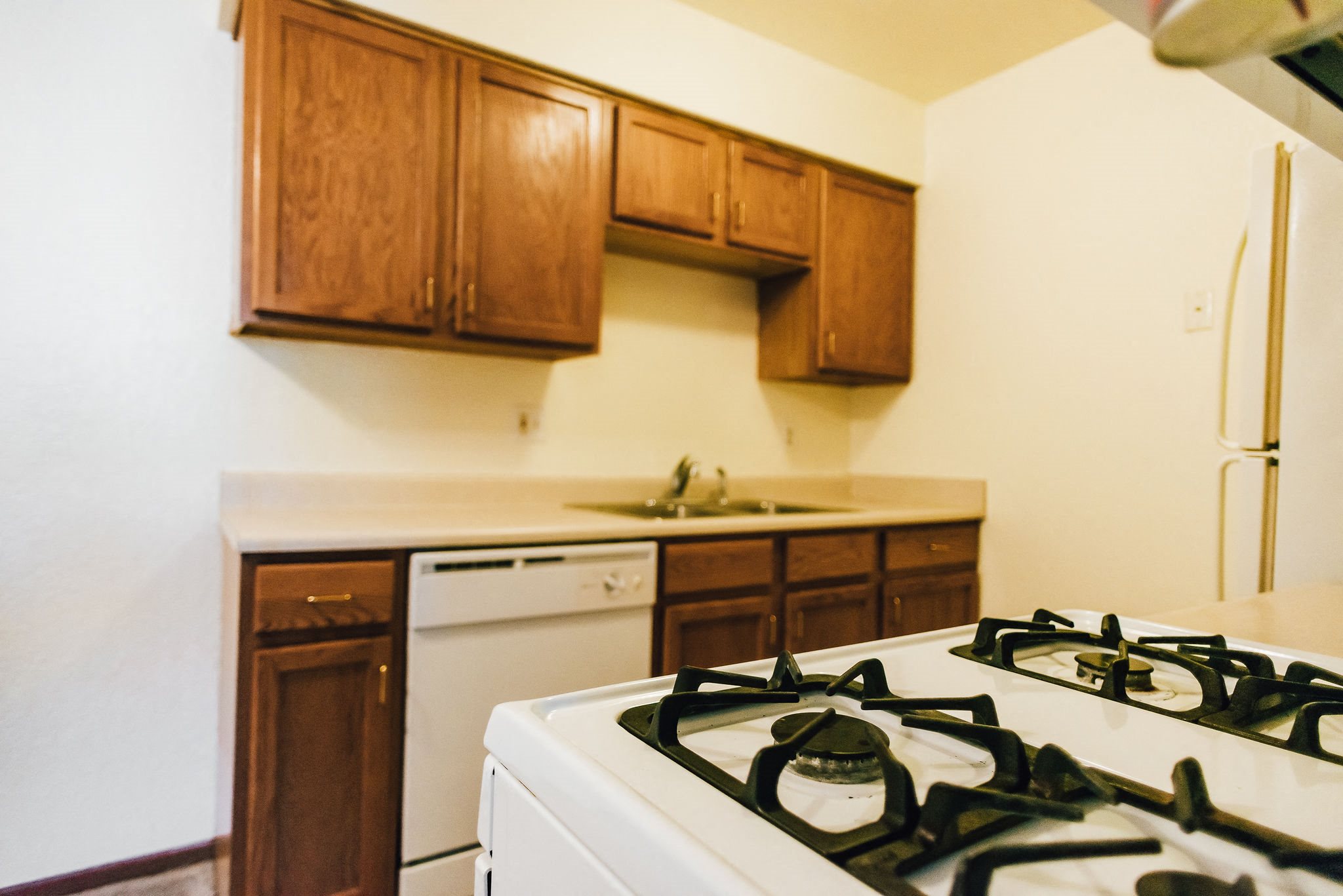 Apartment galley kitchen