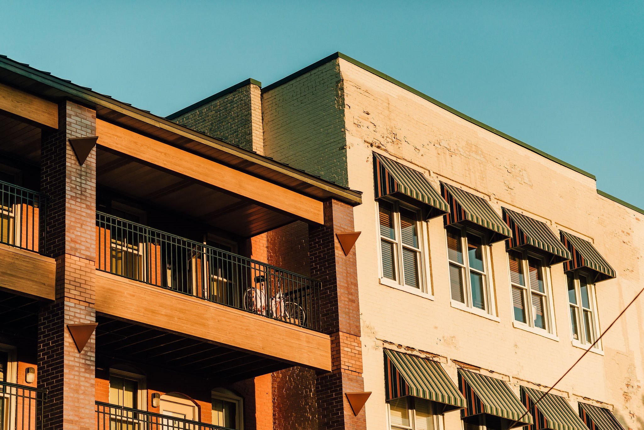 historic brick building downtown