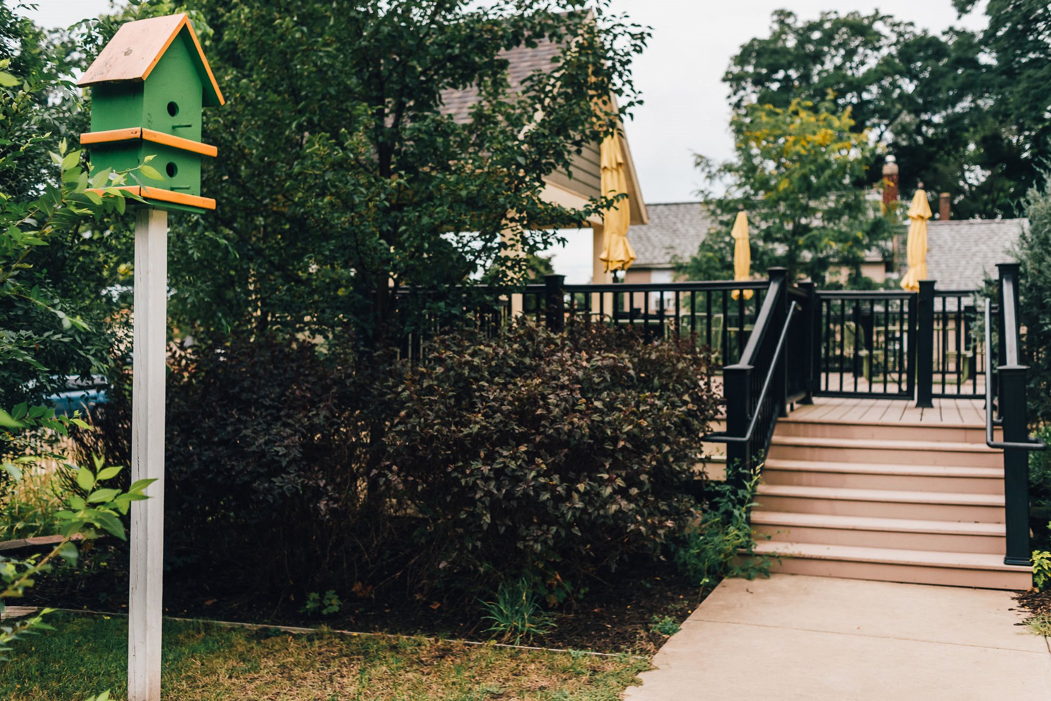 Grounds of apartment community