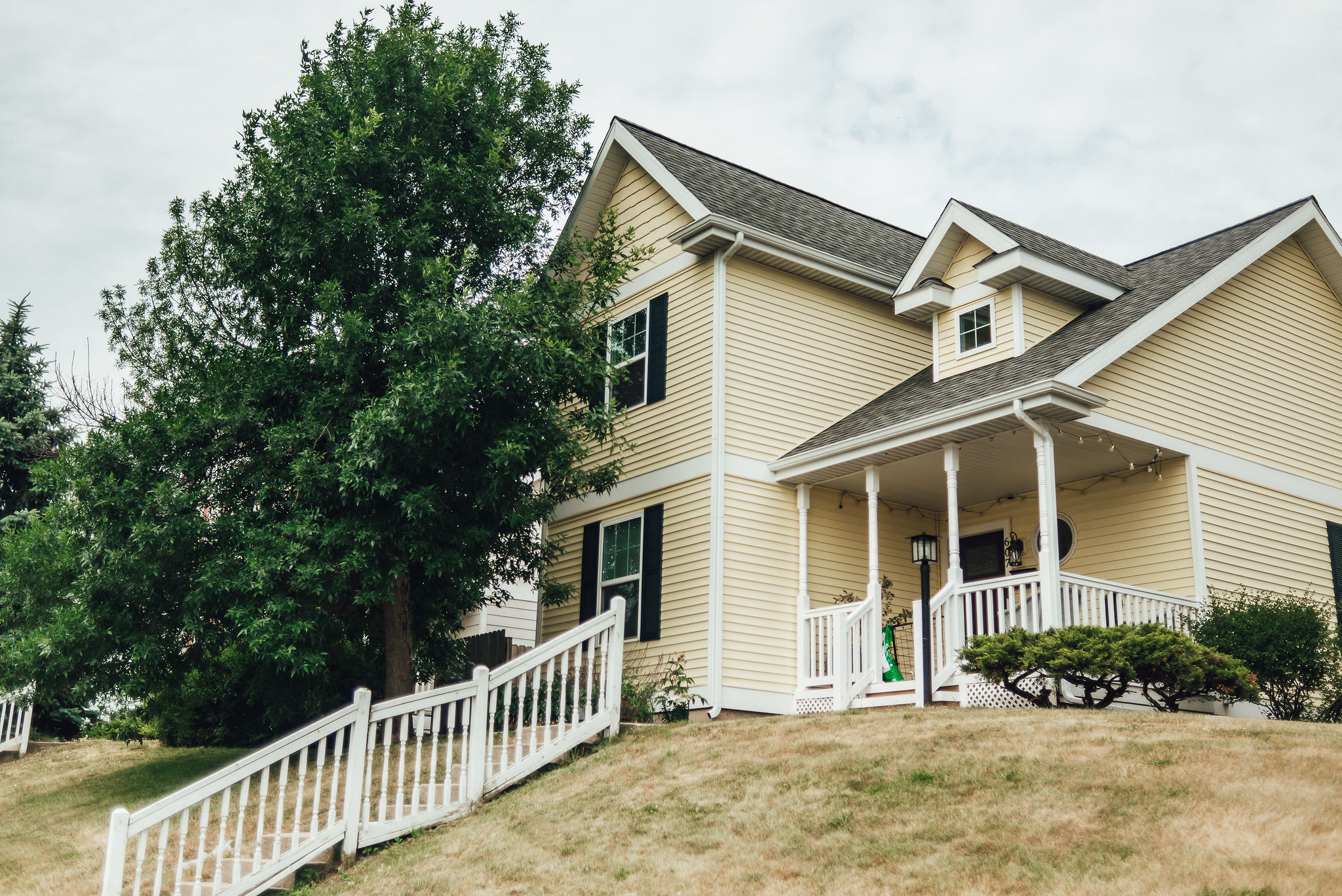 Yellow sided home