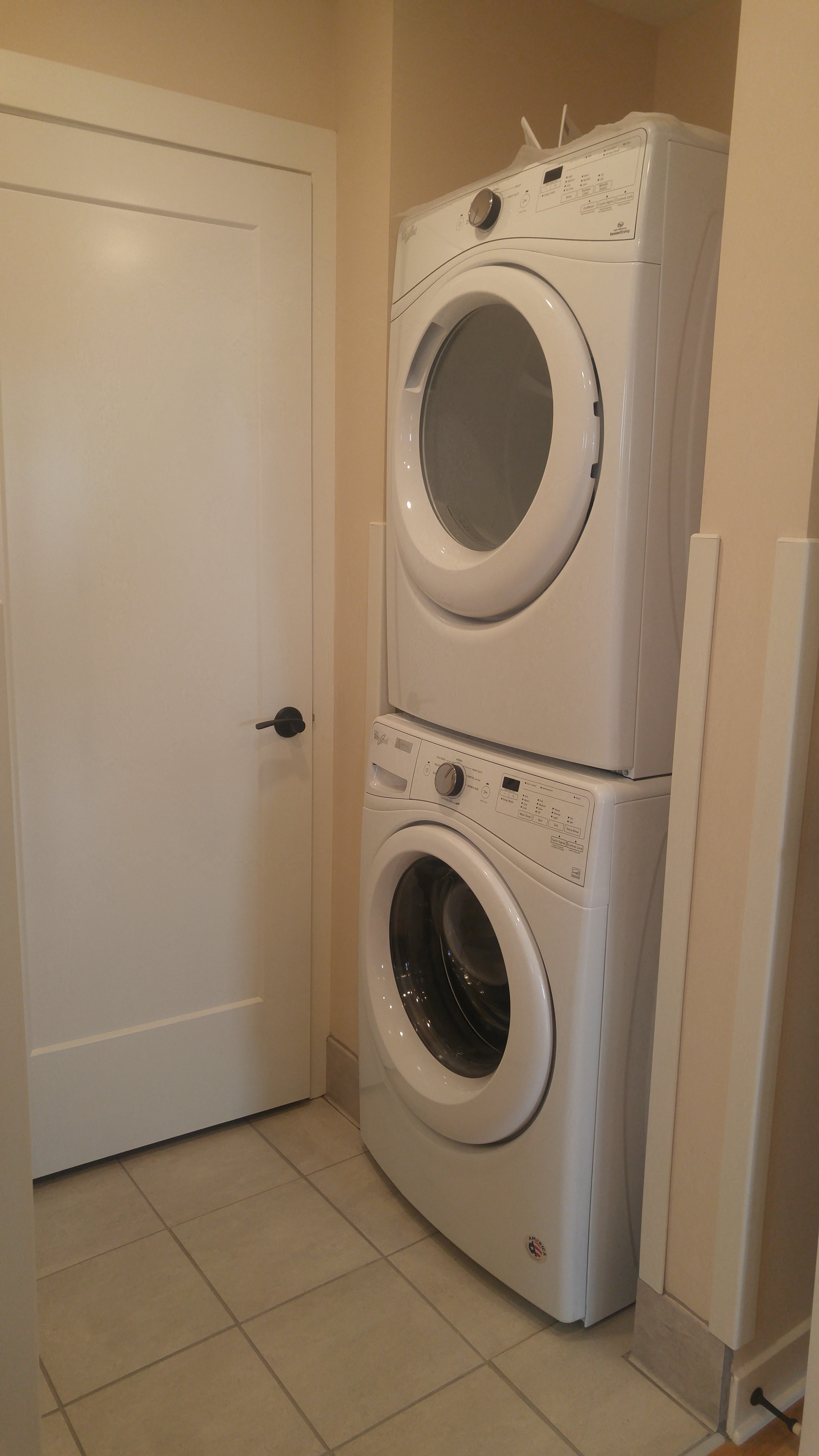 stackable washer and dryer