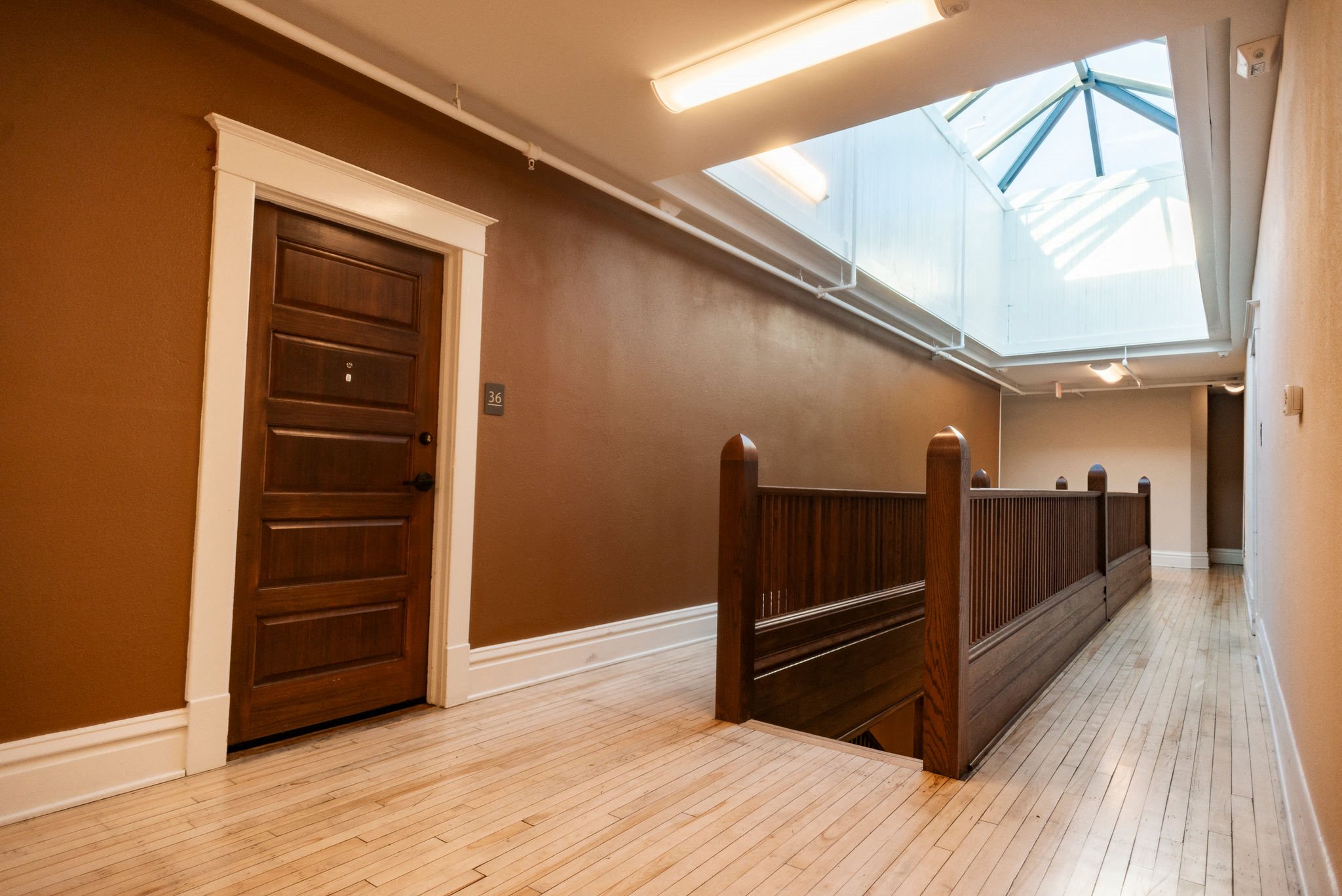 hallway of apartment community