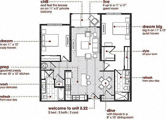 a floor plan of a house