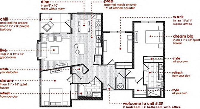 a floor plan of a house with a garage
