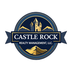 The image is a logo for Castle Rock Realty Management, LLC.