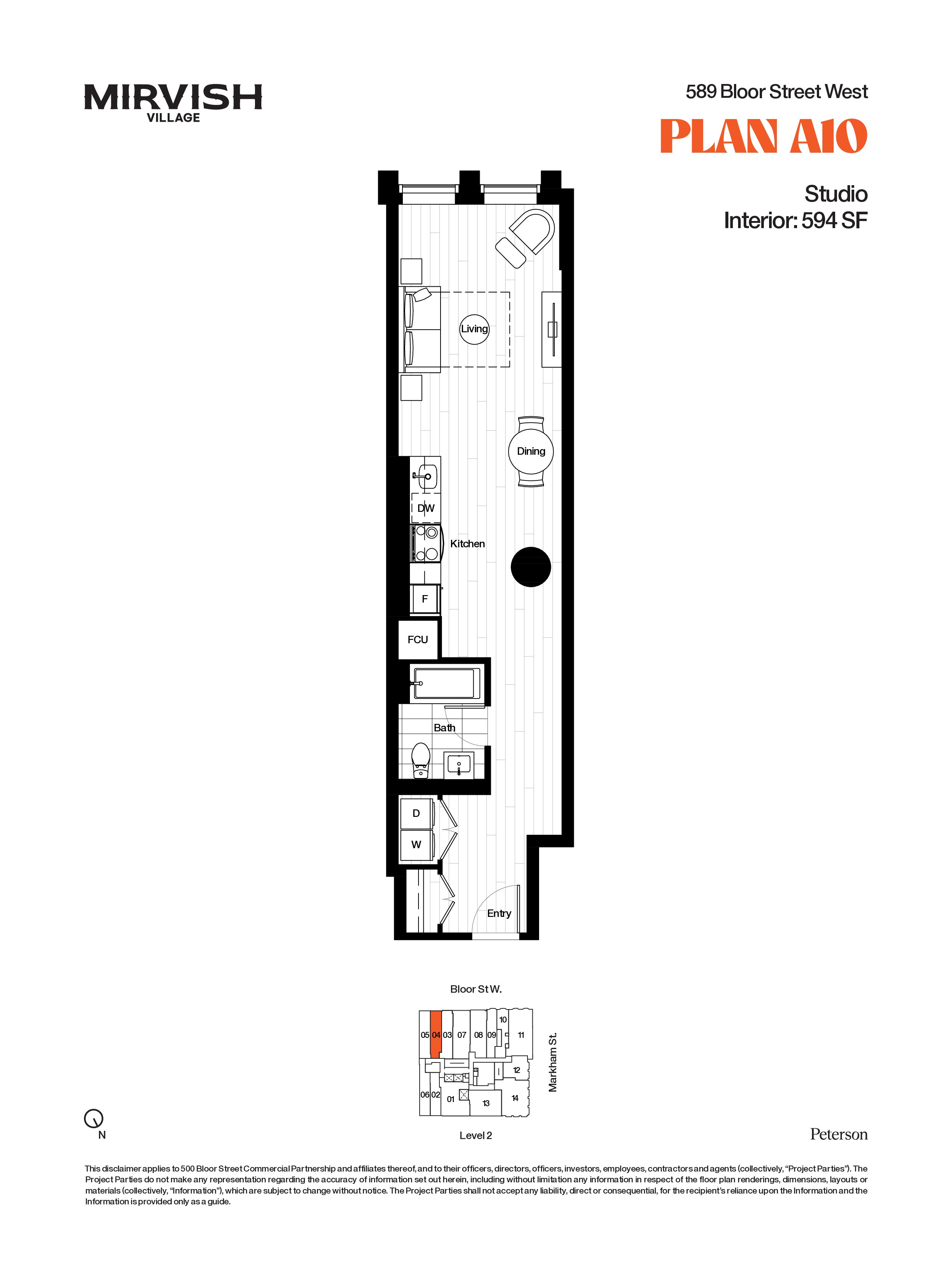 Unit 589-0204 floorplan