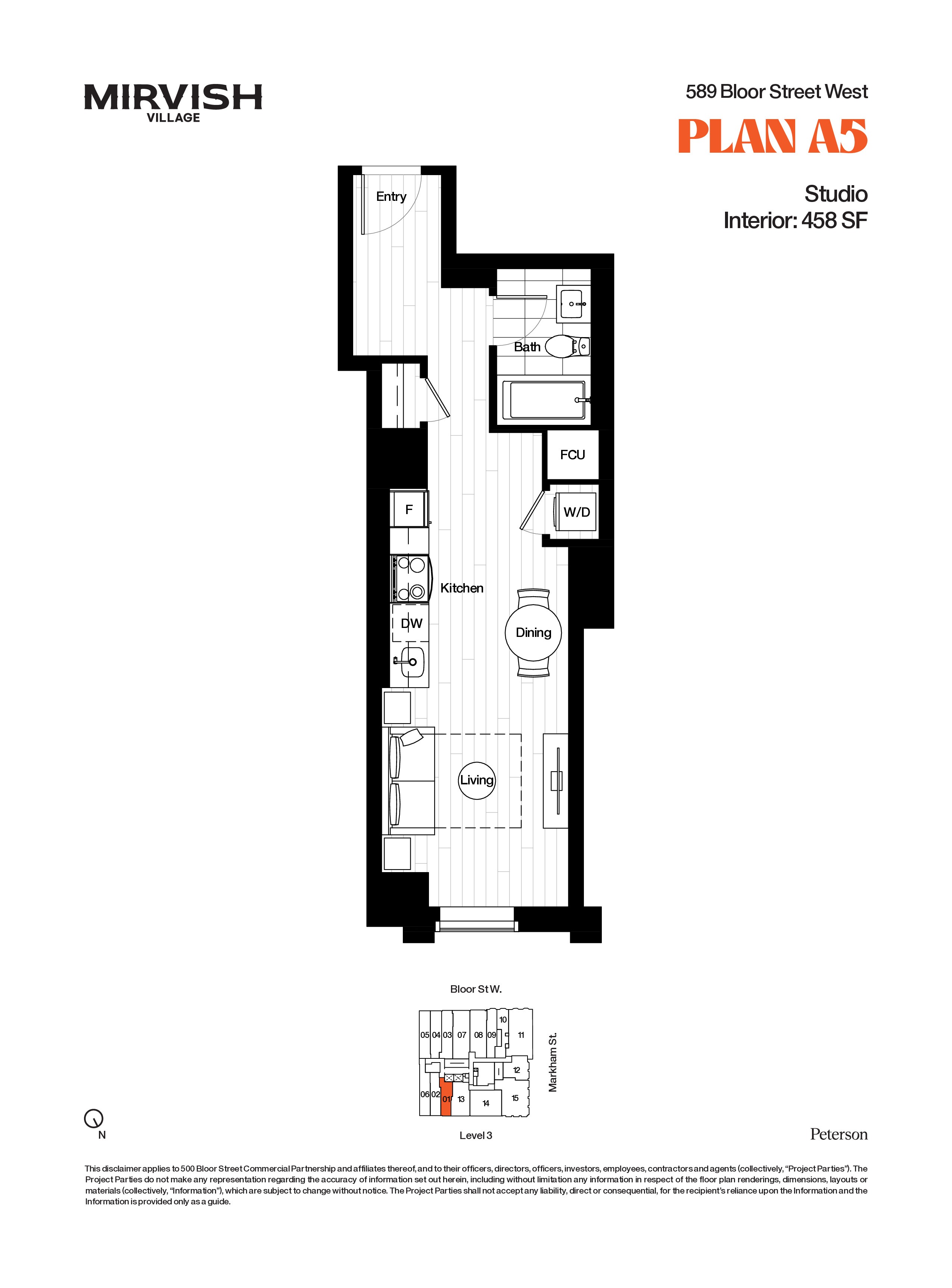 Unit 589-0301 floorplan
