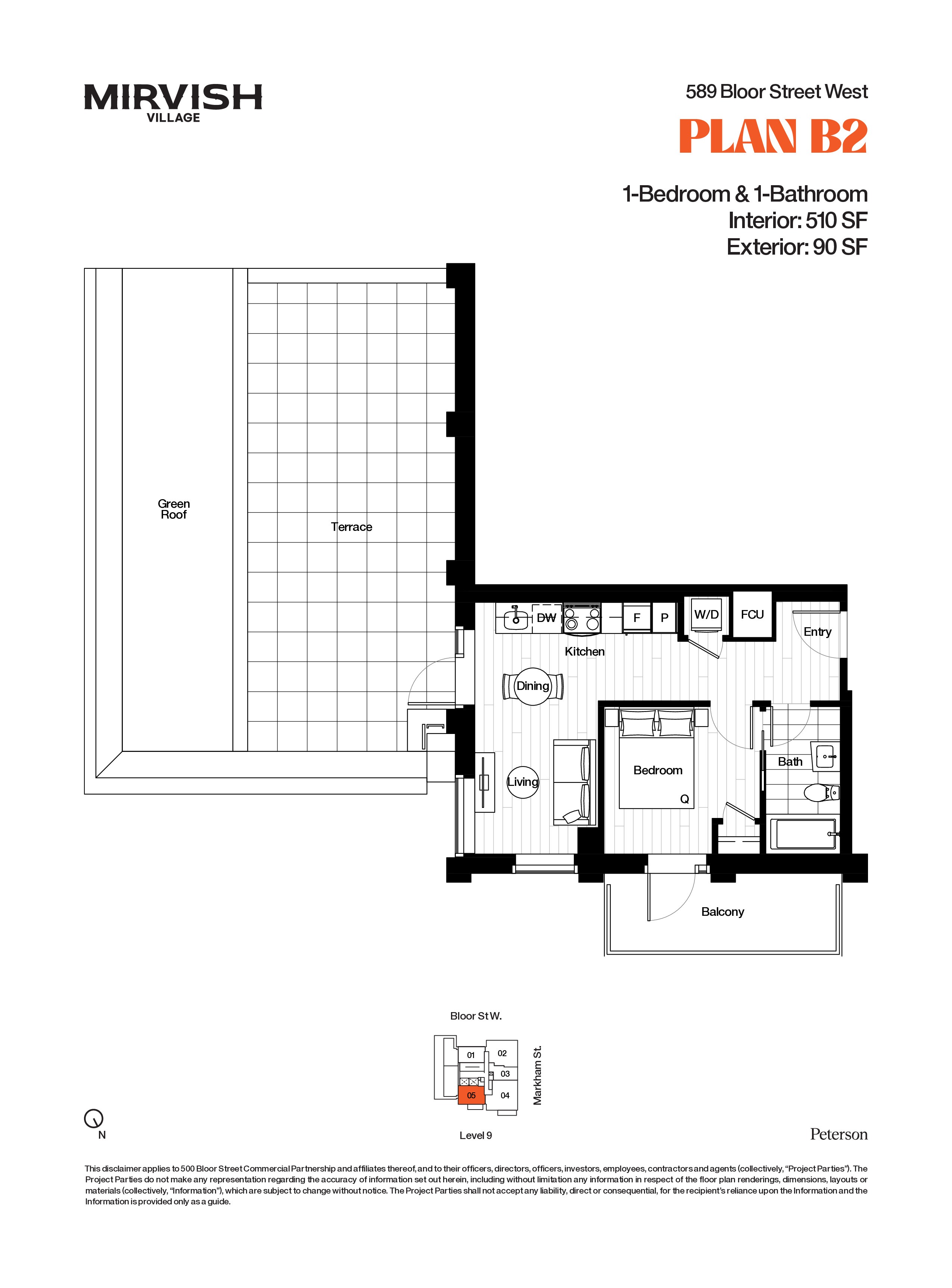 Unit 589-0905 floorplan