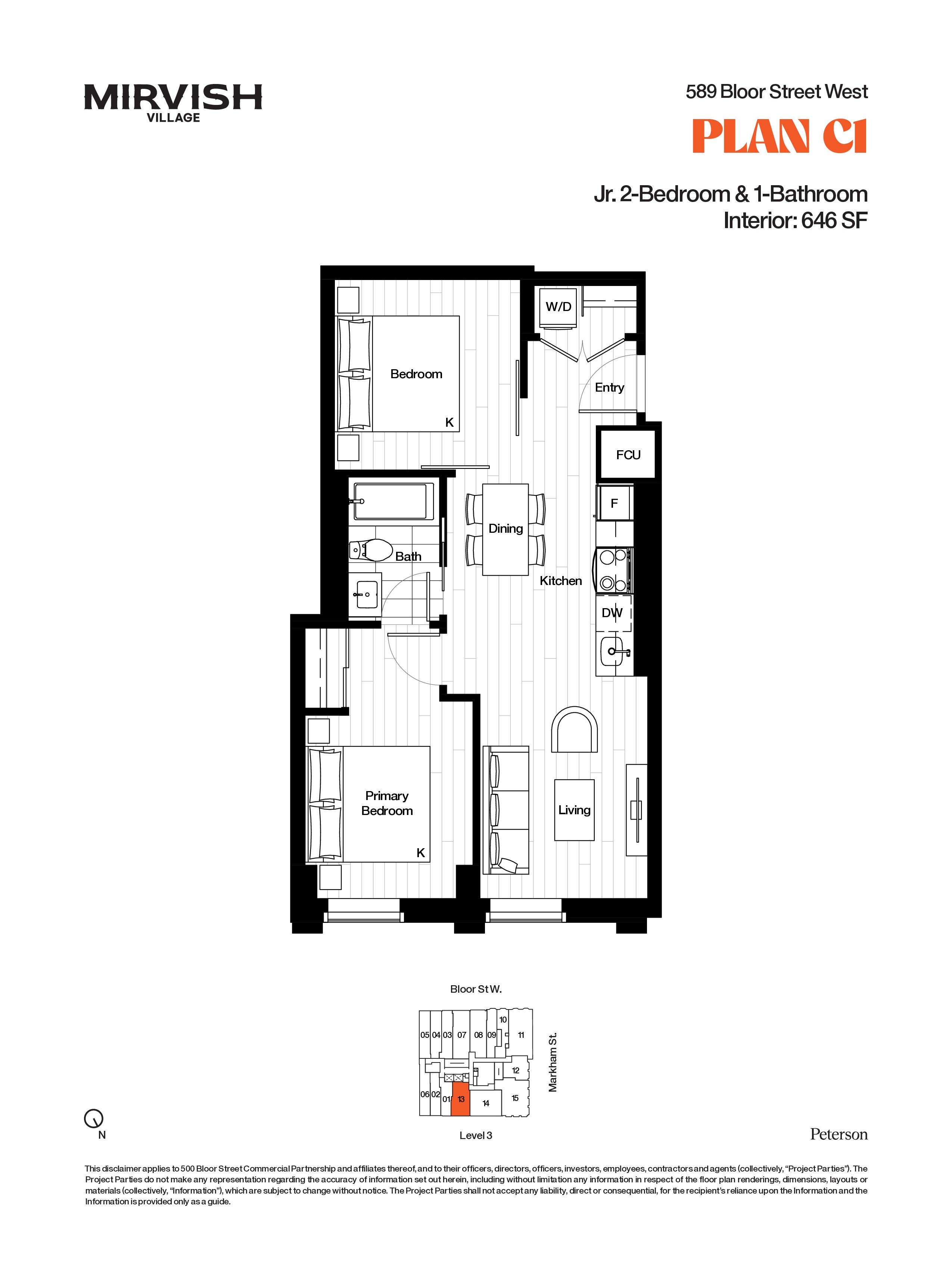 Unit 589-0313 floorplan