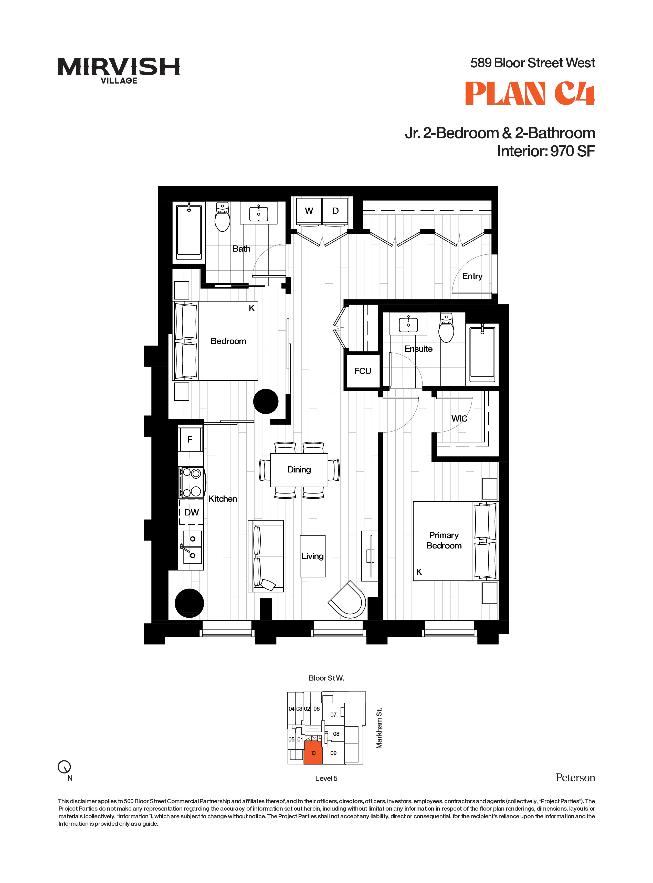 Unit 589-0510 floorplan
