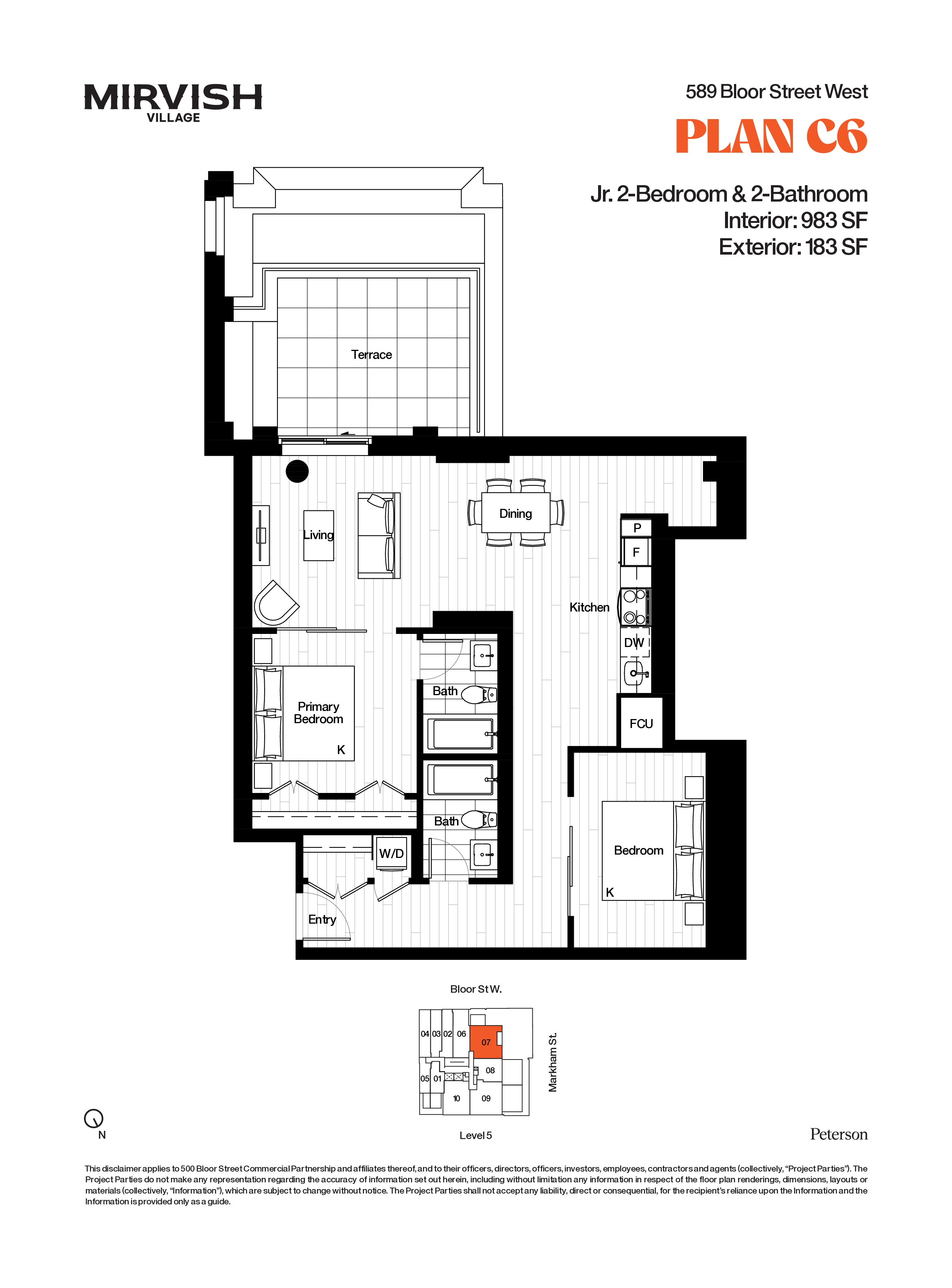 Unit 589-0507 floorplan