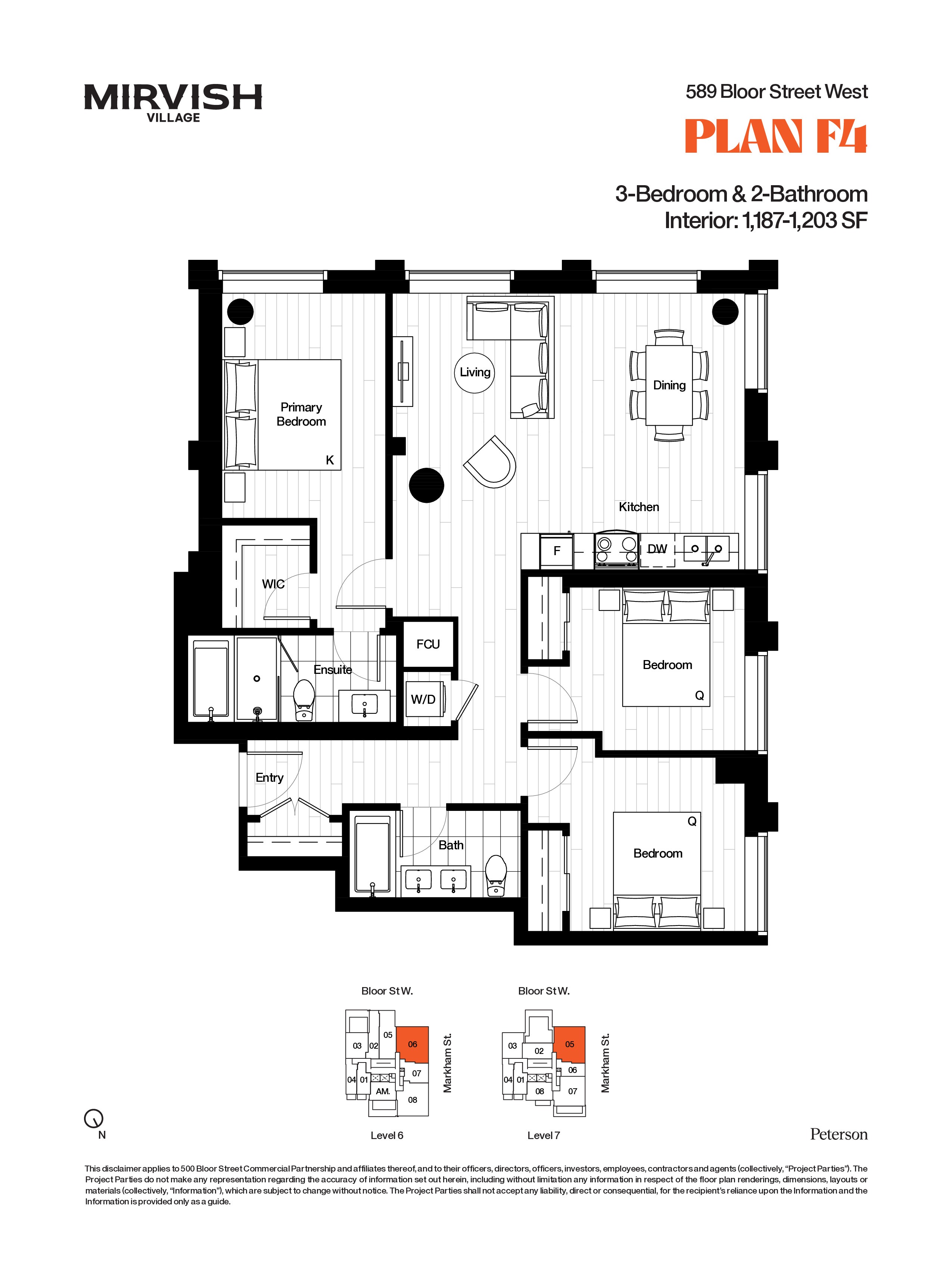Unit 589-0705 floorplan