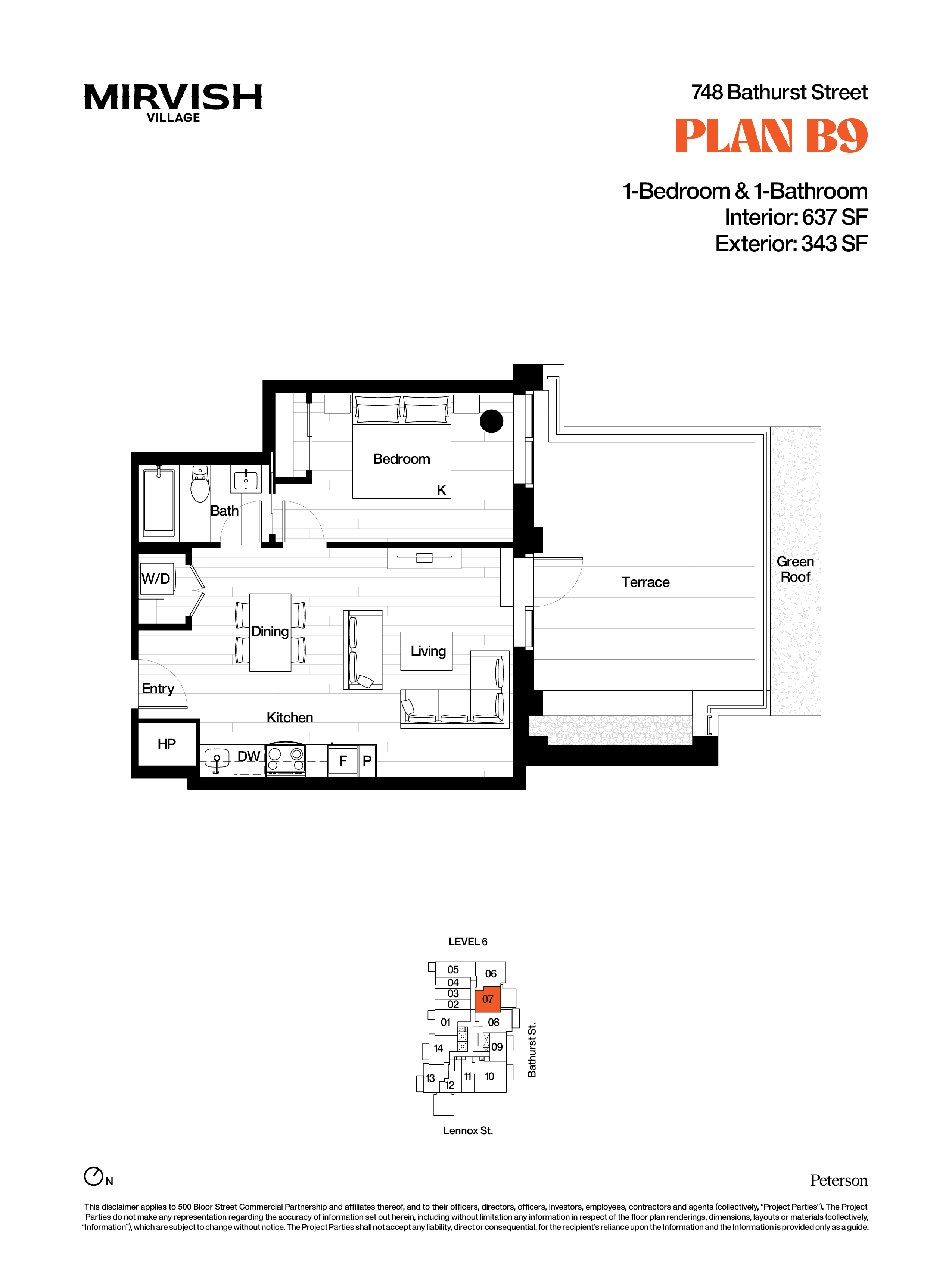 Unit 748-0607 floorplan