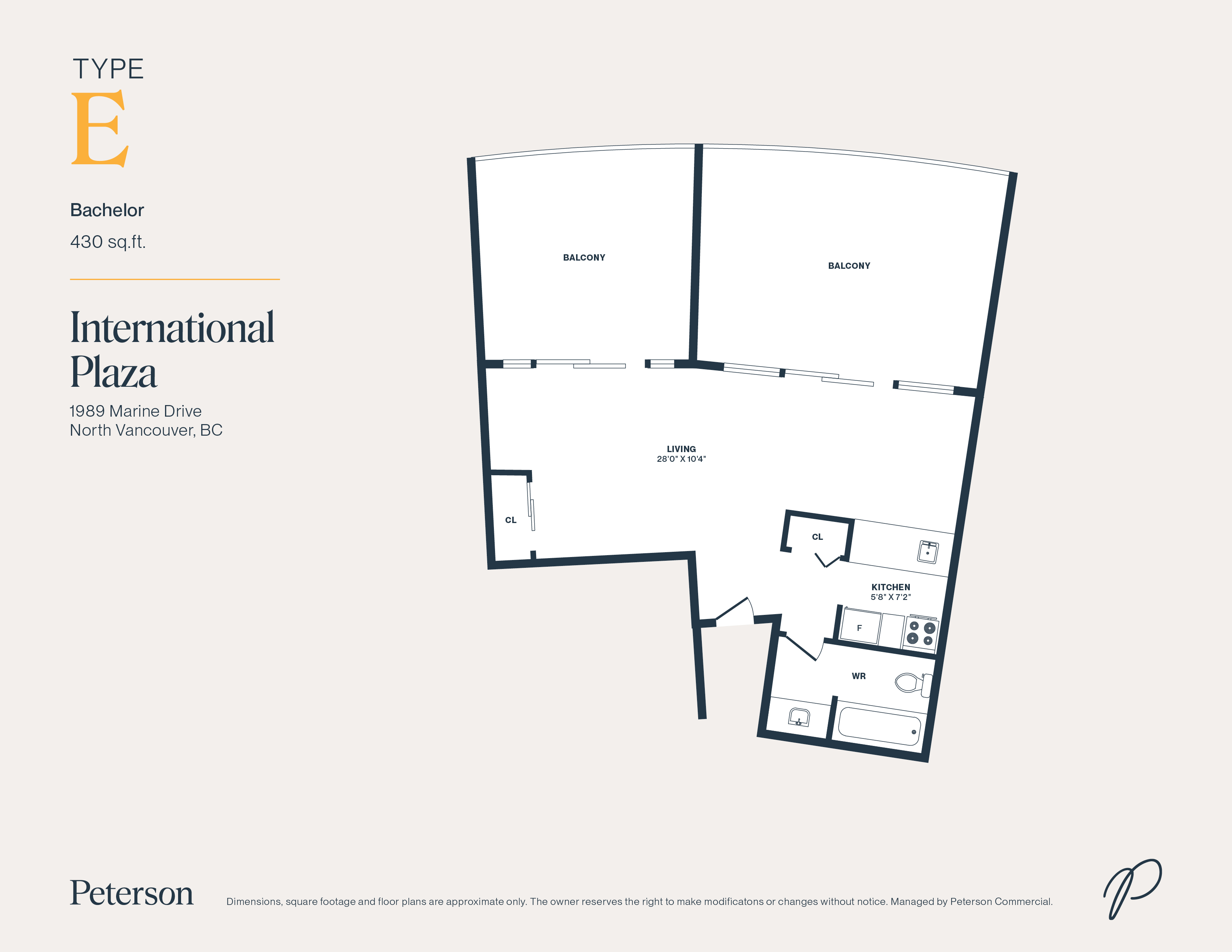 Unit 989-W211 floorplan