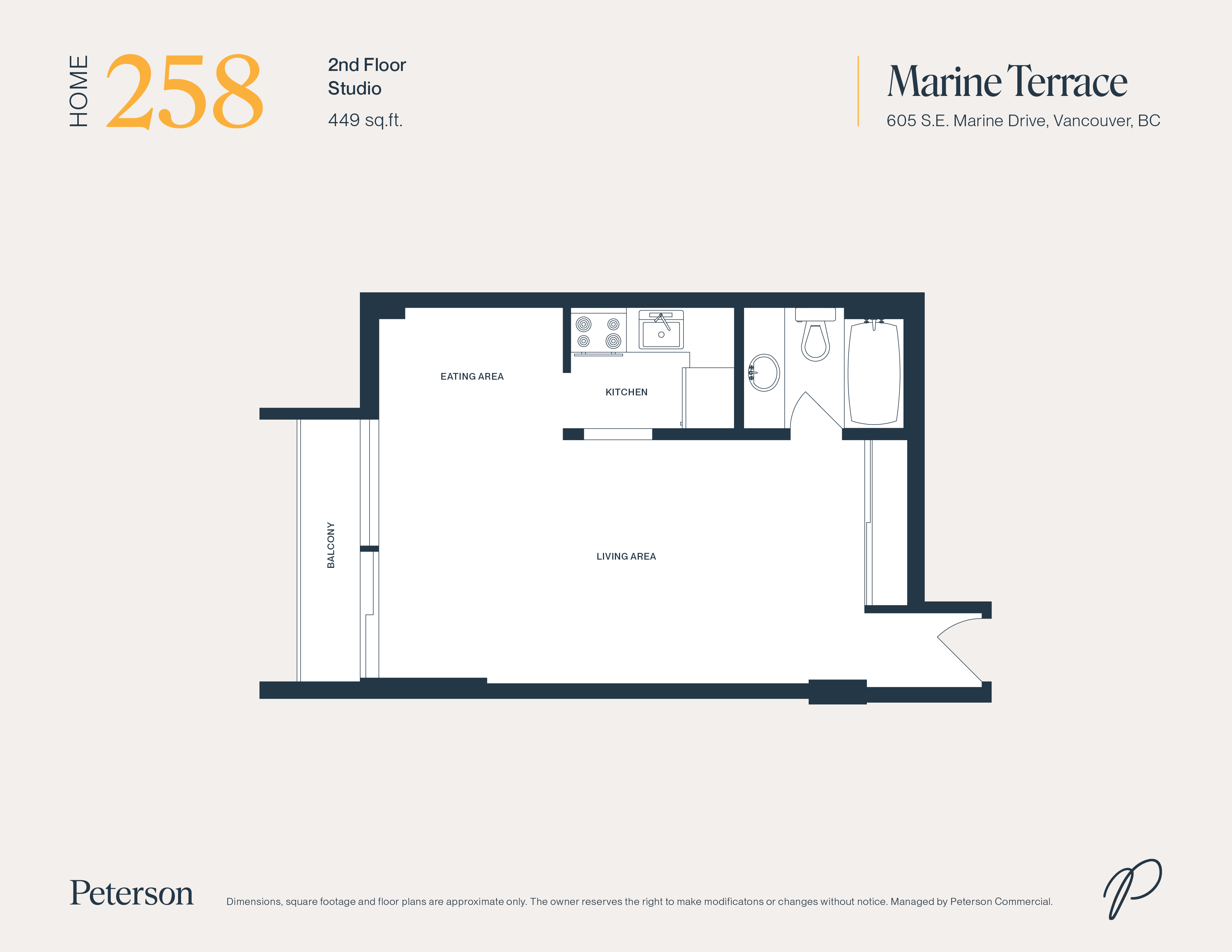 Unit A259 floorplan
