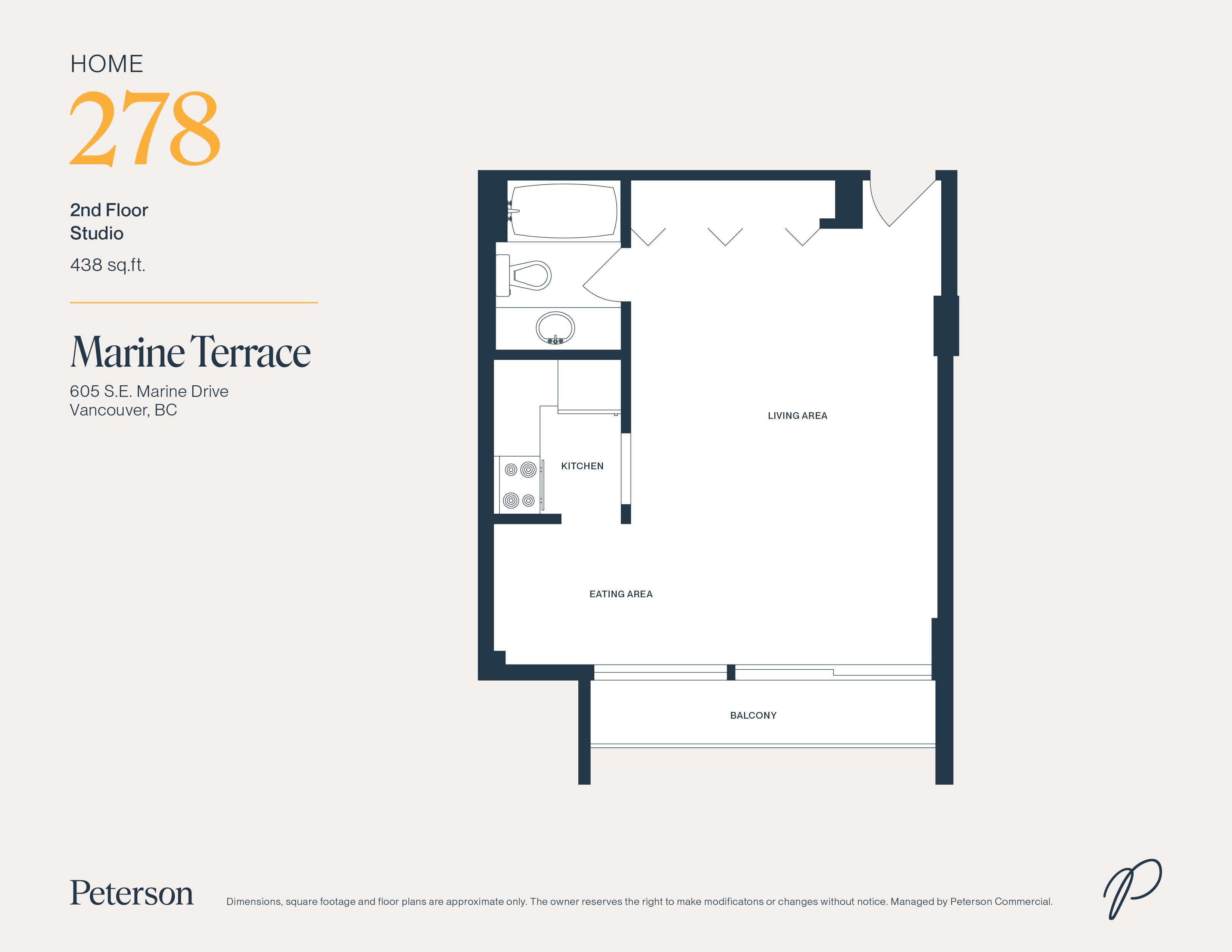 Unit A279 floorplan
