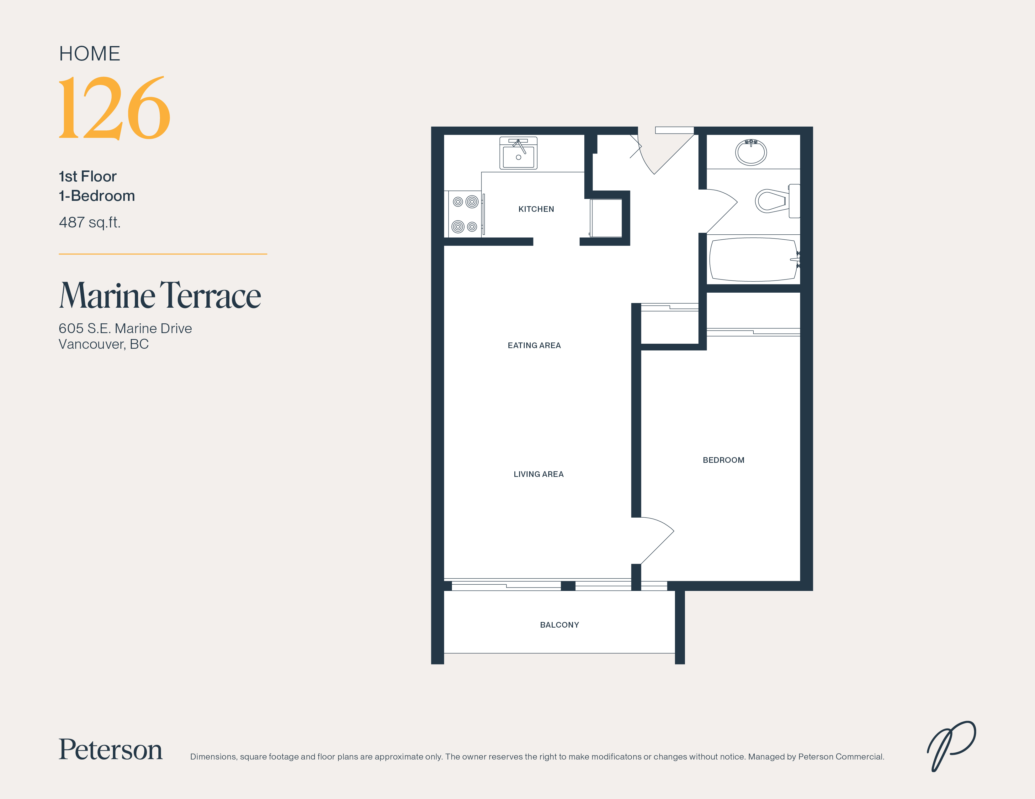 Unit B114 floorplan