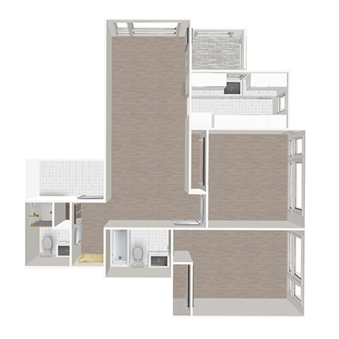 Unit 3202 floorplan