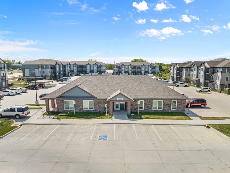 our apartments offer a parking lot for your car  at Union at Wiley, Iowa, 52404
