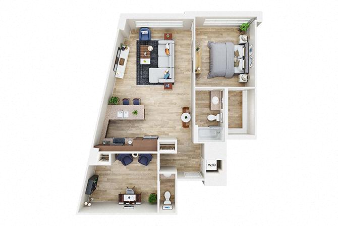 A25 with Den floor plan