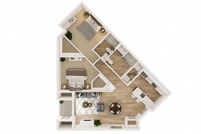 Greyrock 2x2 floor plan