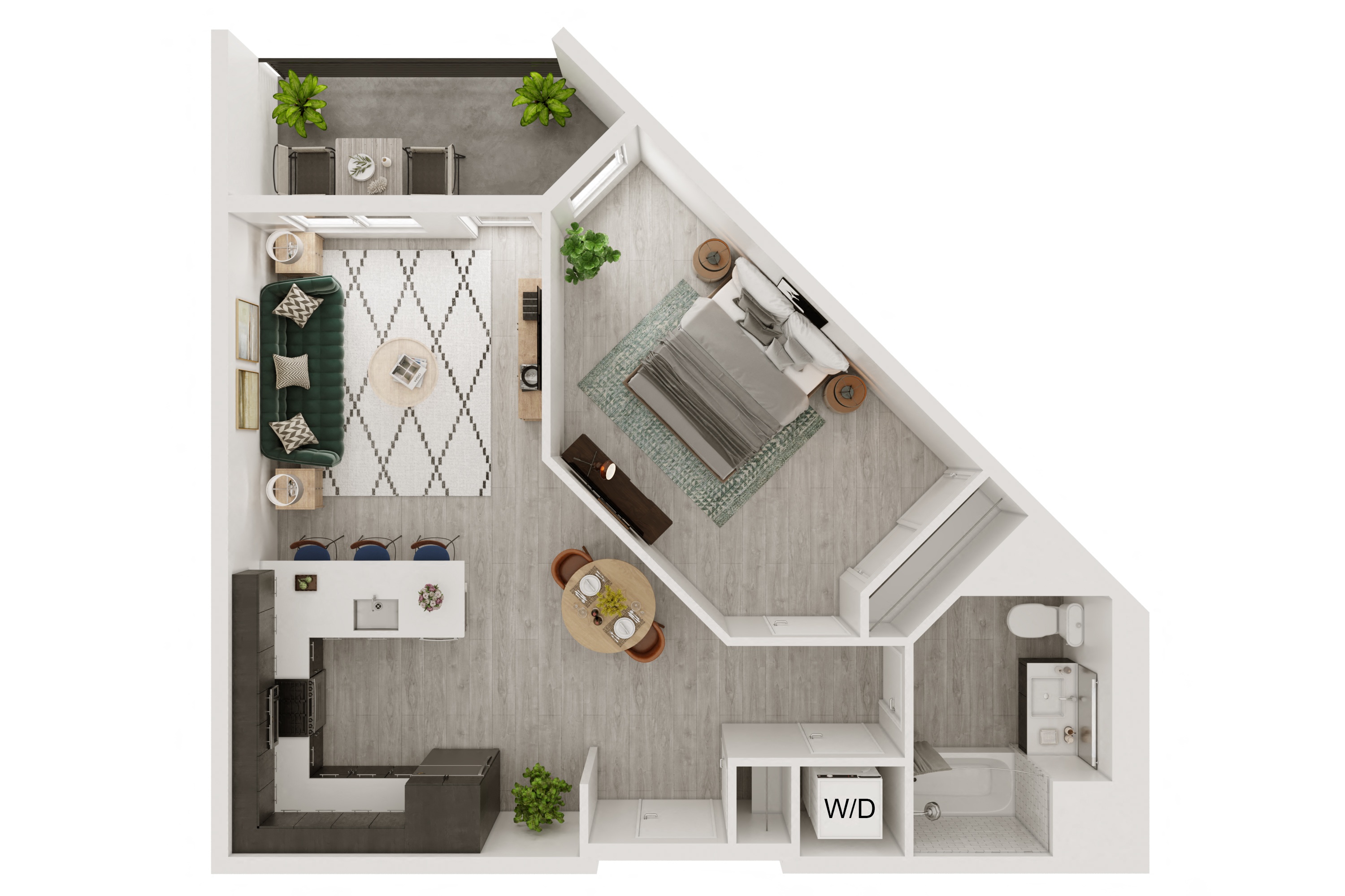 Teak floor plan