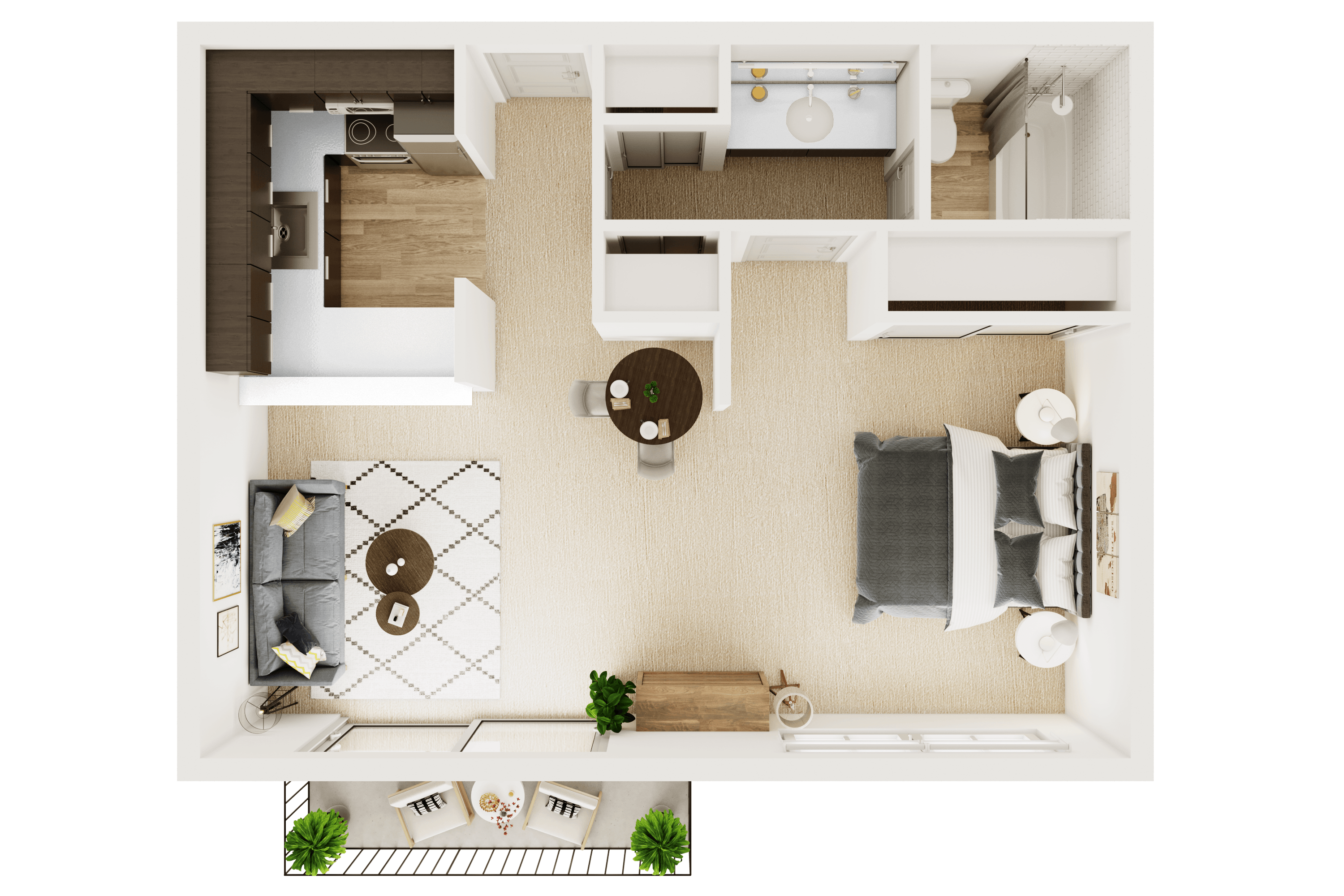 Studio floor plan