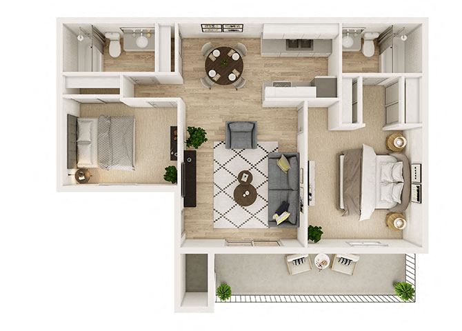 B2 floor plan