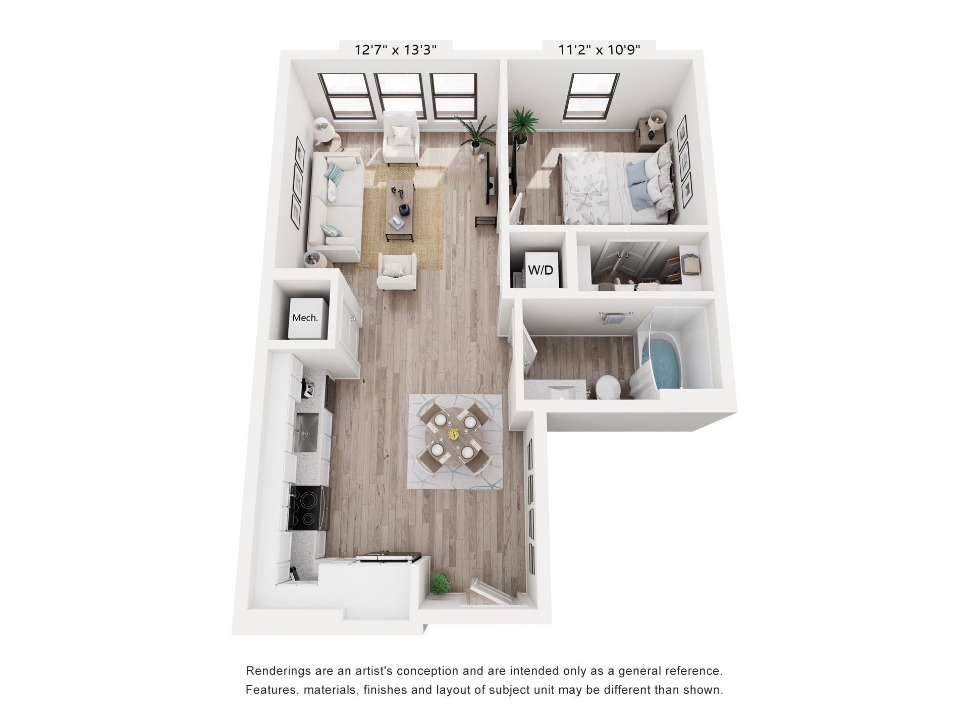 Floor plan layout diagram for Maren