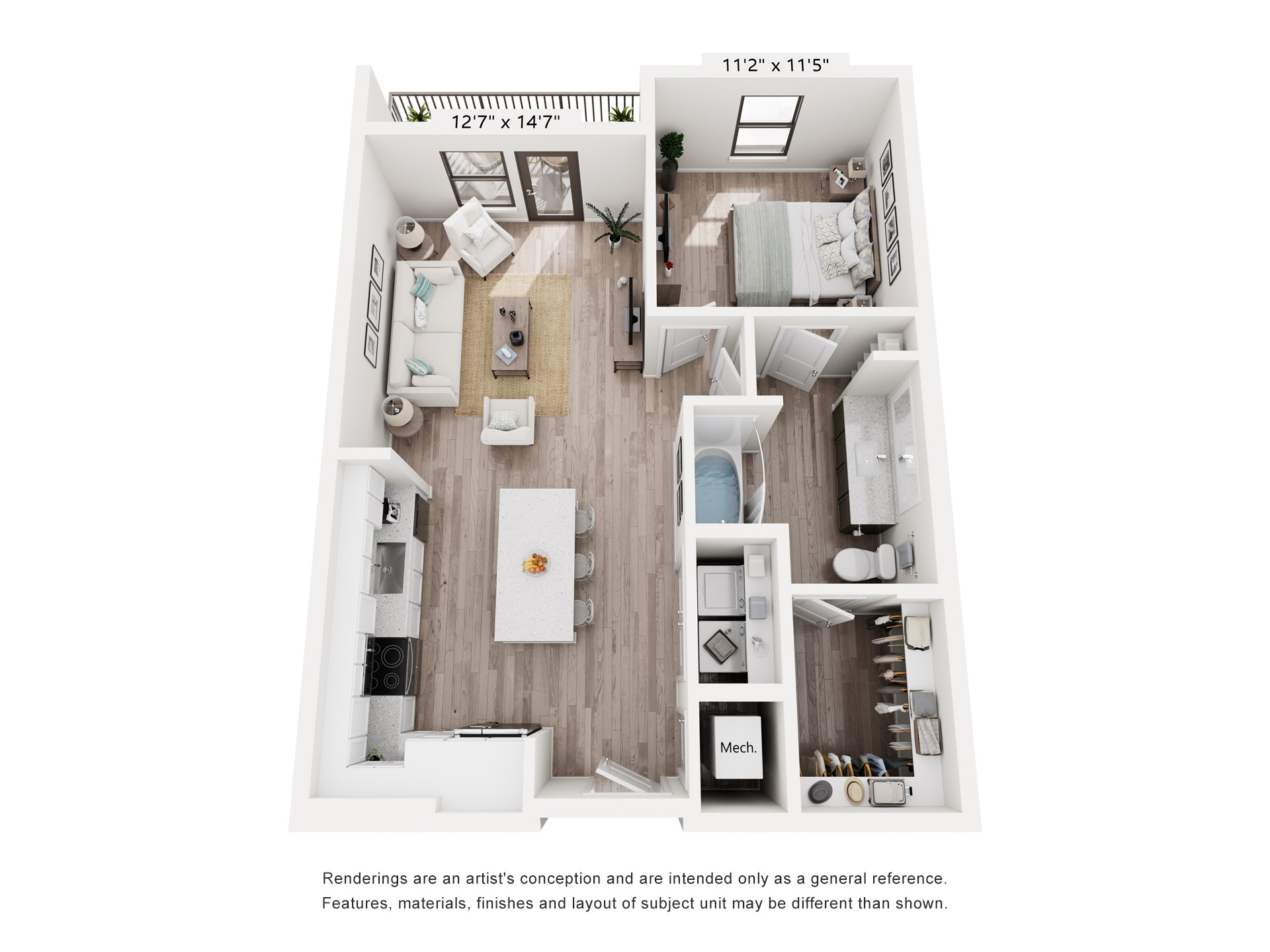 Floor plan layout diagram for Caspia