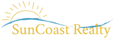 a logo for sun coast realty