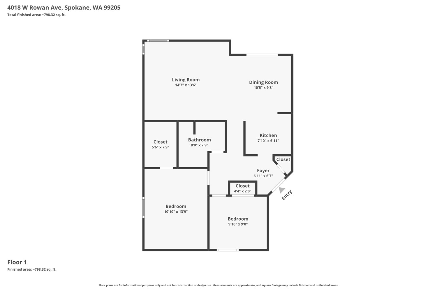 Floor Plan - 2 Br