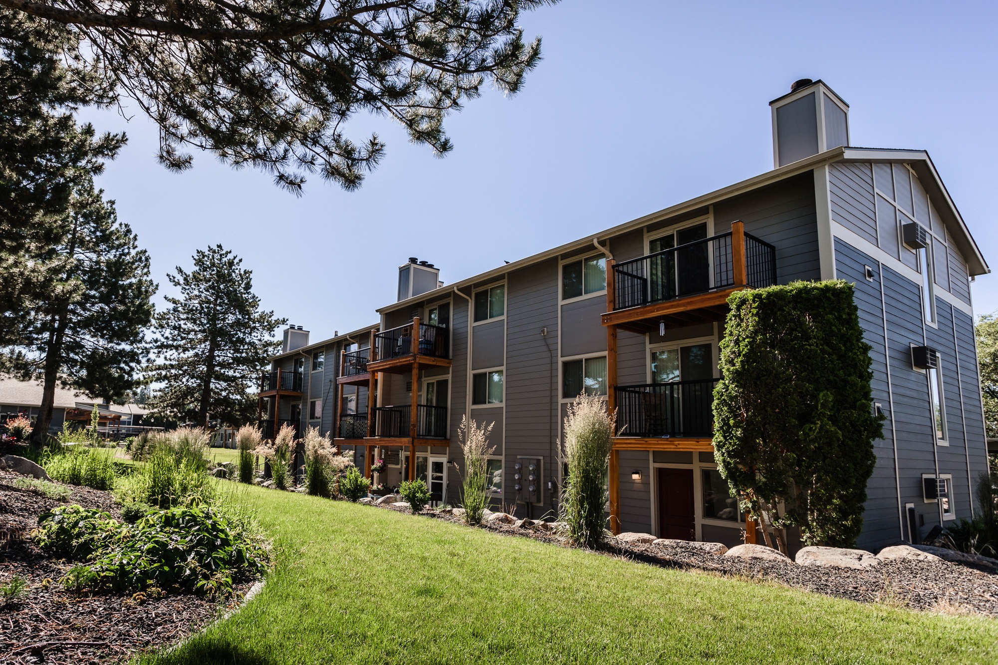 Courtyard and Apartment Exterior