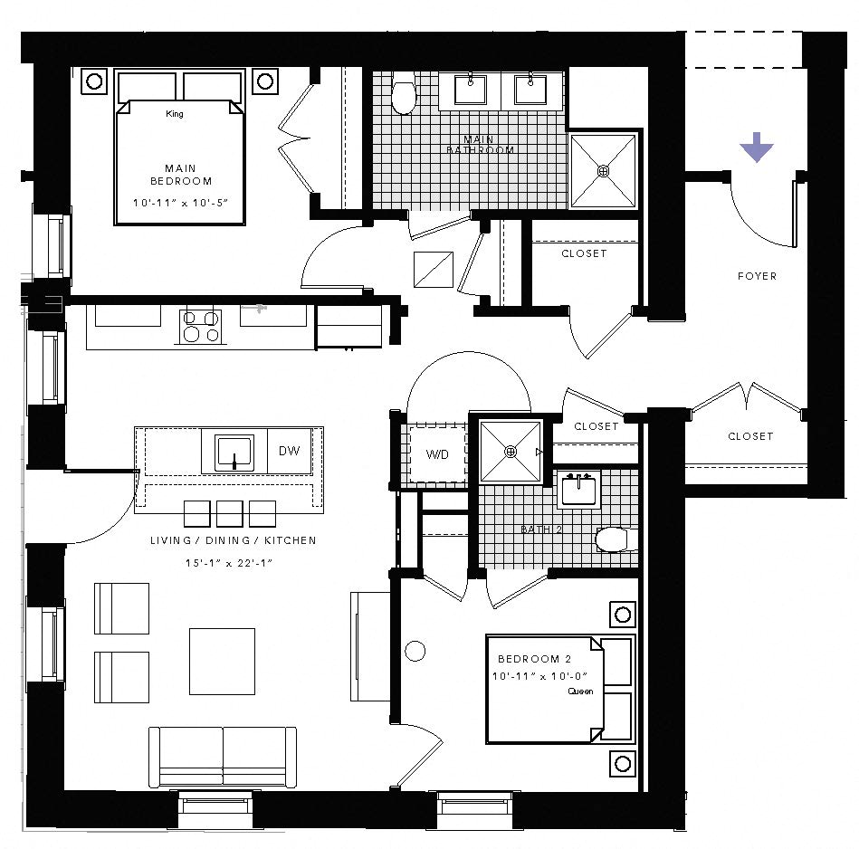 Suite A Floorplan