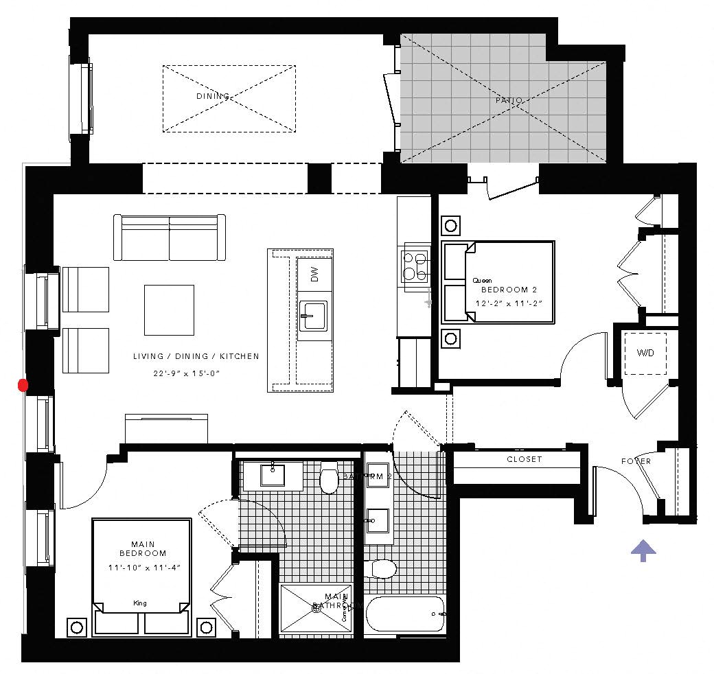 Suite A Floorplan