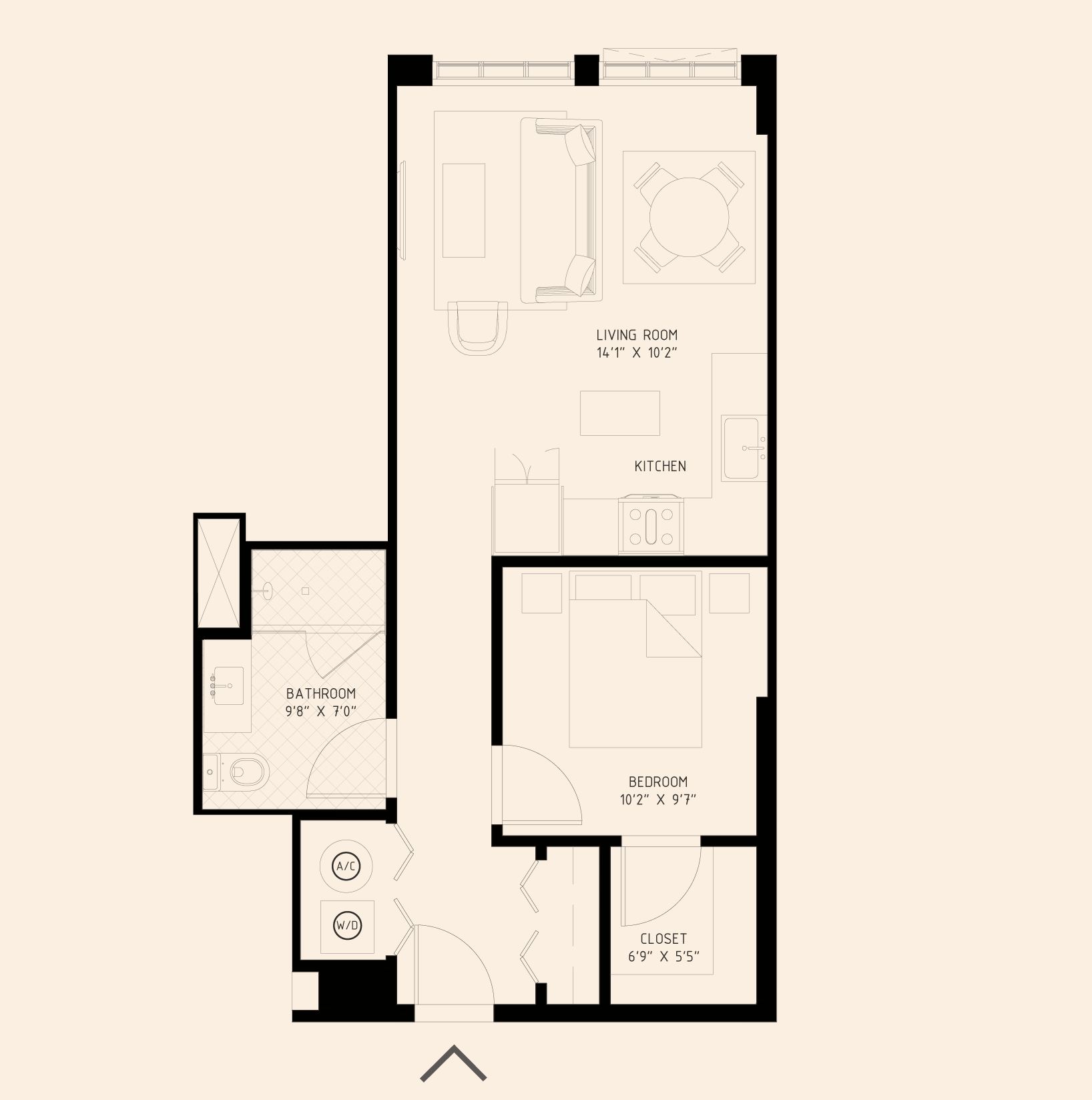 A1 floor plan
