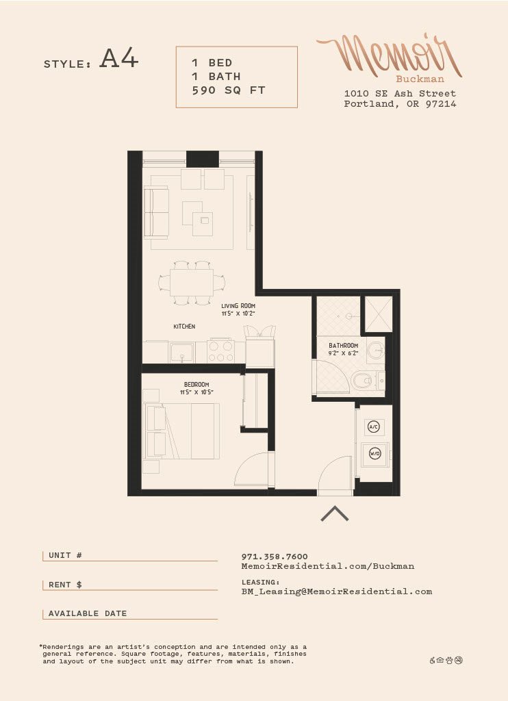 A4 floor plan
