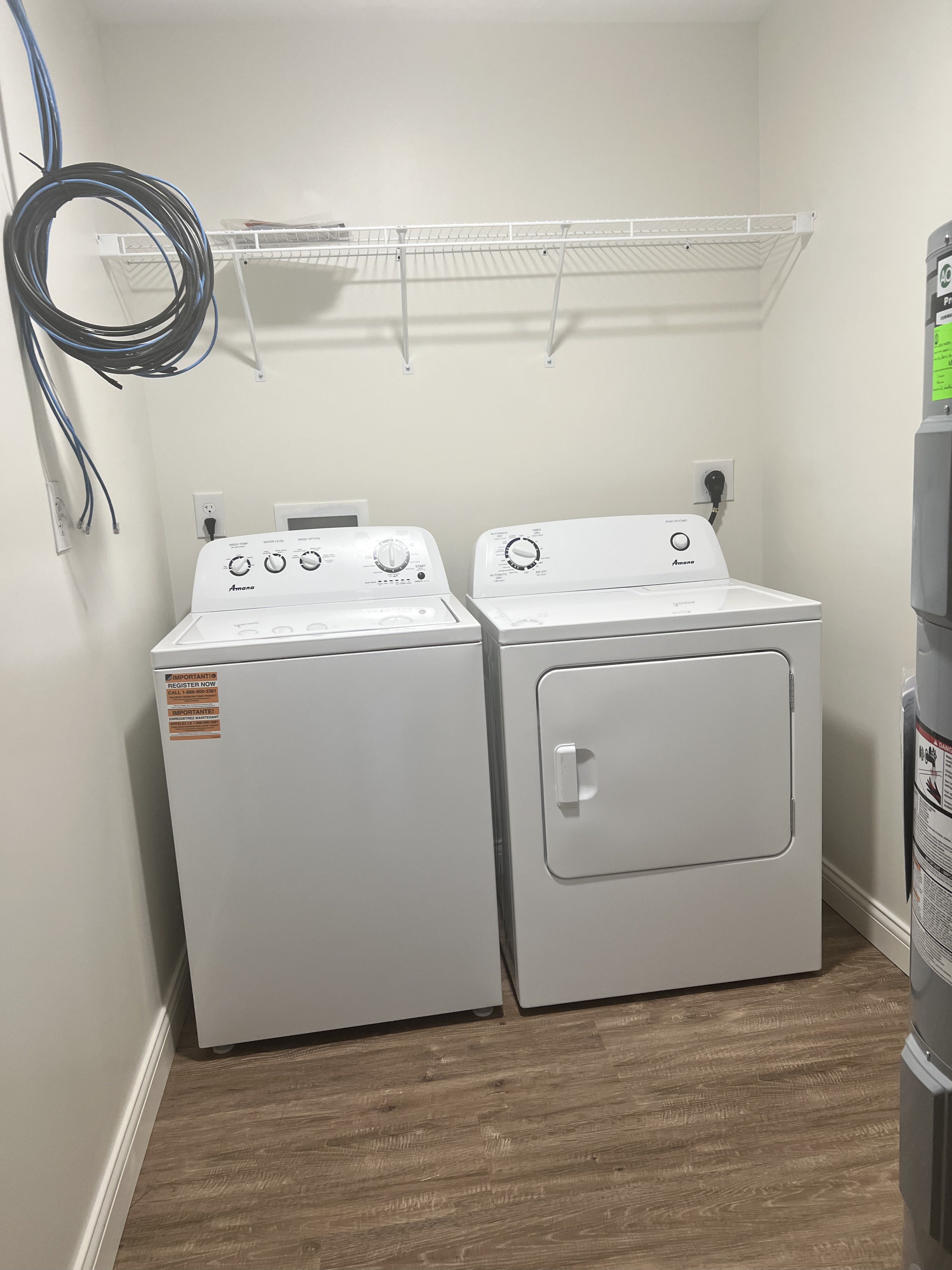 Laundry room (washer and dryer included)