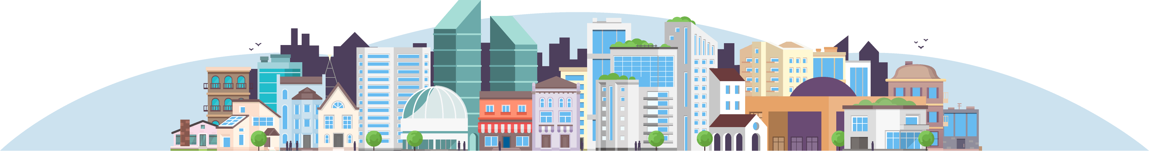 Default image,Cartoon image of homes