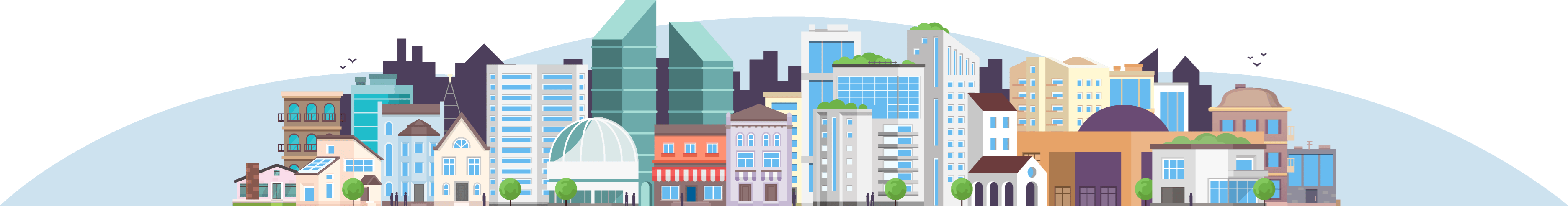 Default image,Cartoon image of homes