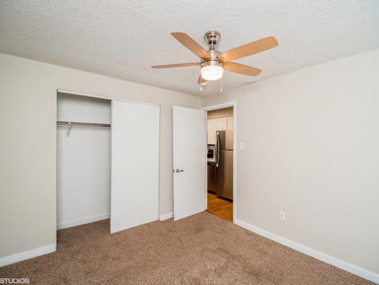Spacious Bedroom with Fan at 1443 Elizabeth
