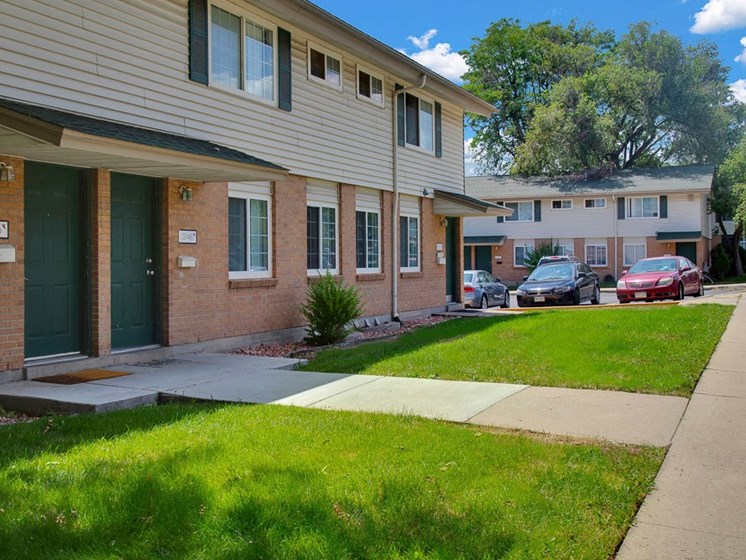Nicely maintained exterior buildings