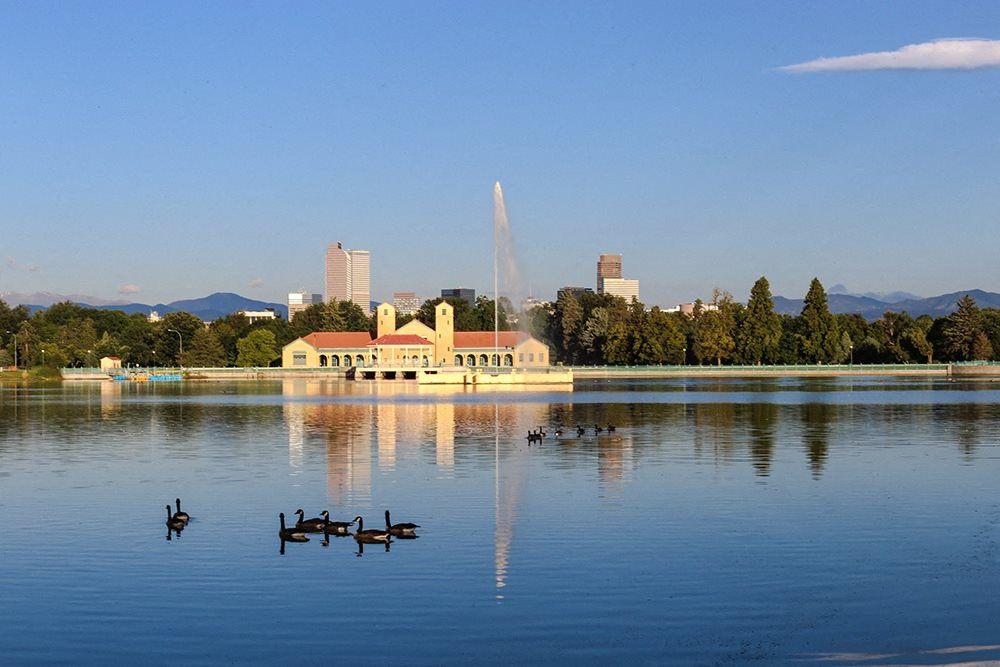 Wake up to lakeside views and the Denver skyline—City Park is just moments away at 1303 Columbine in Denver, CO