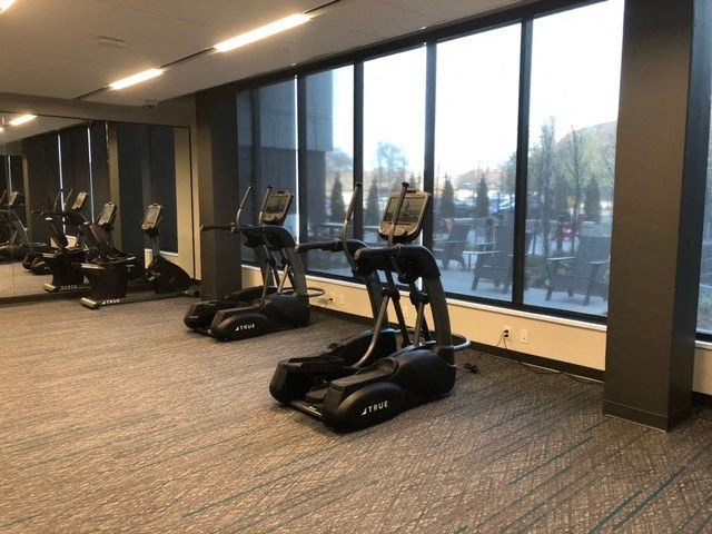 The Redwell fitness center  cardio equipment